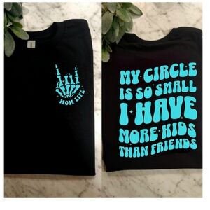 Mama shirt funny I have more kids than friends humor cute